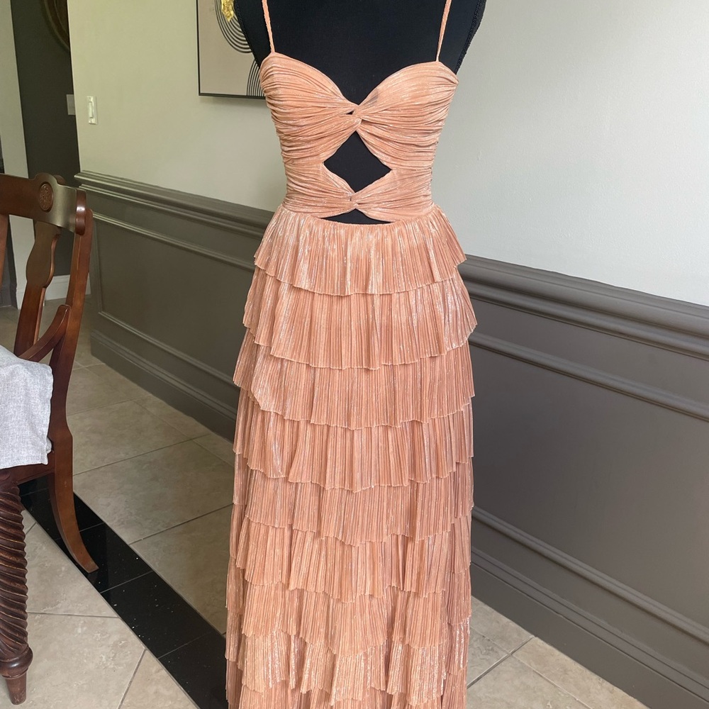 Gianni Bini Metallic Plisse